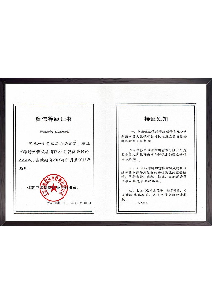 資信等級